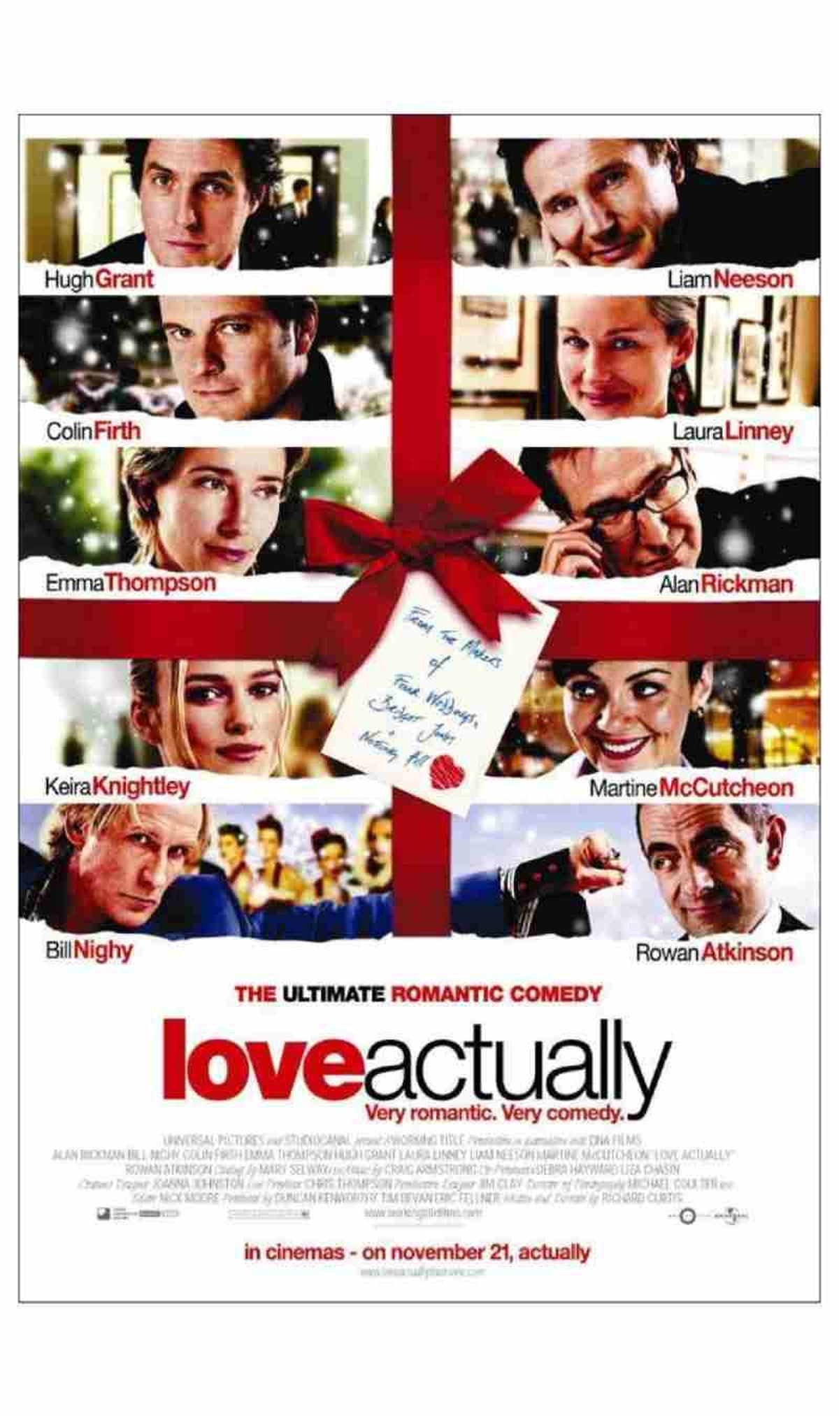 Love Actually (2003), dirigida por Richard Curtis