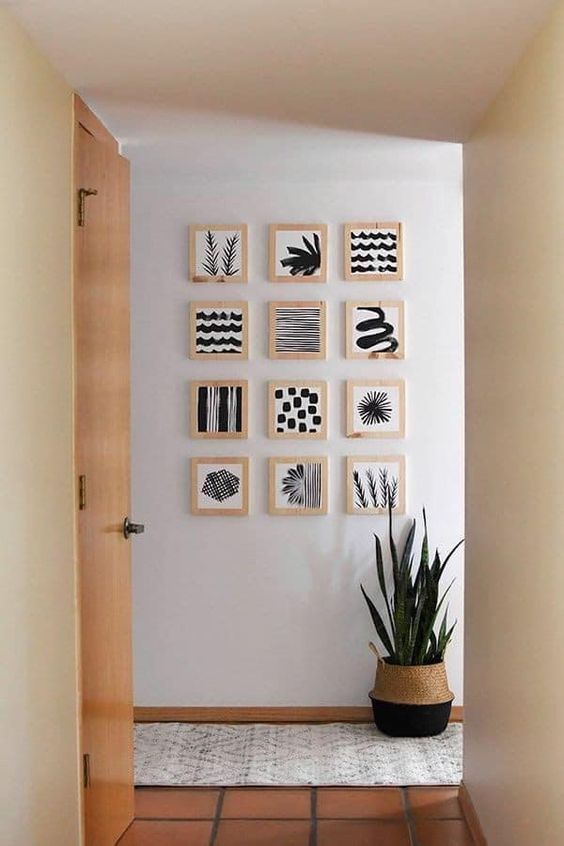 pasillo con encanto con cuadros pinterest liliana c