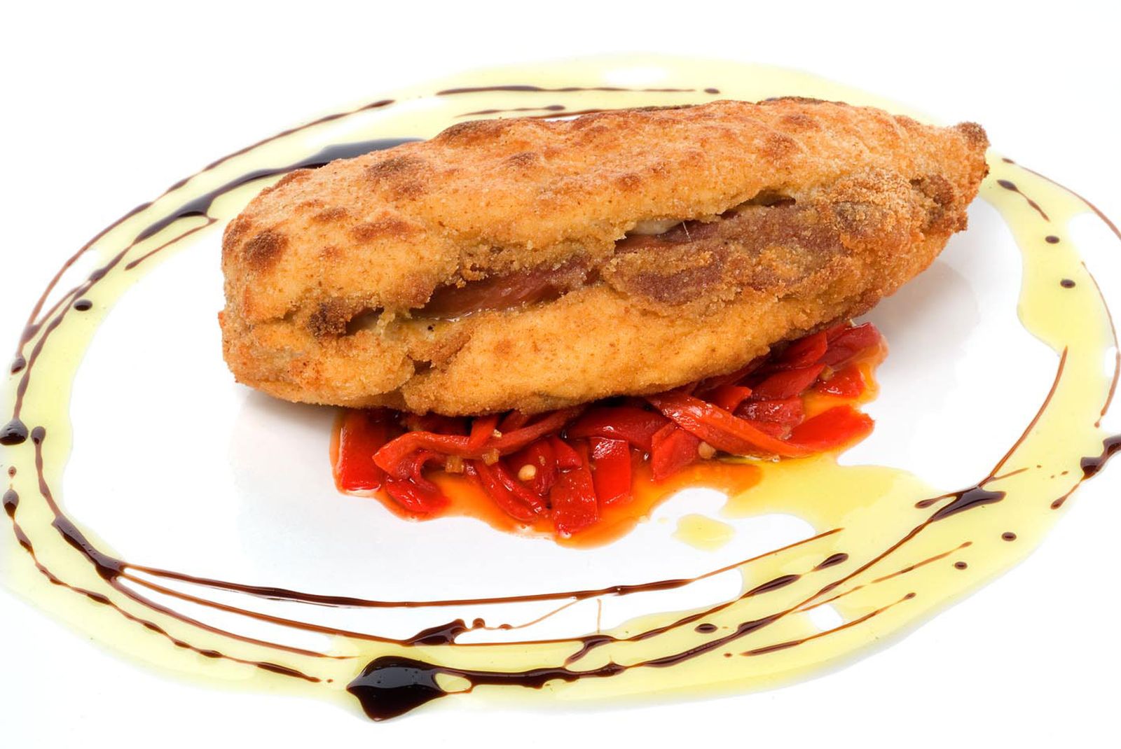 Pechuga rellena de queso y jamón