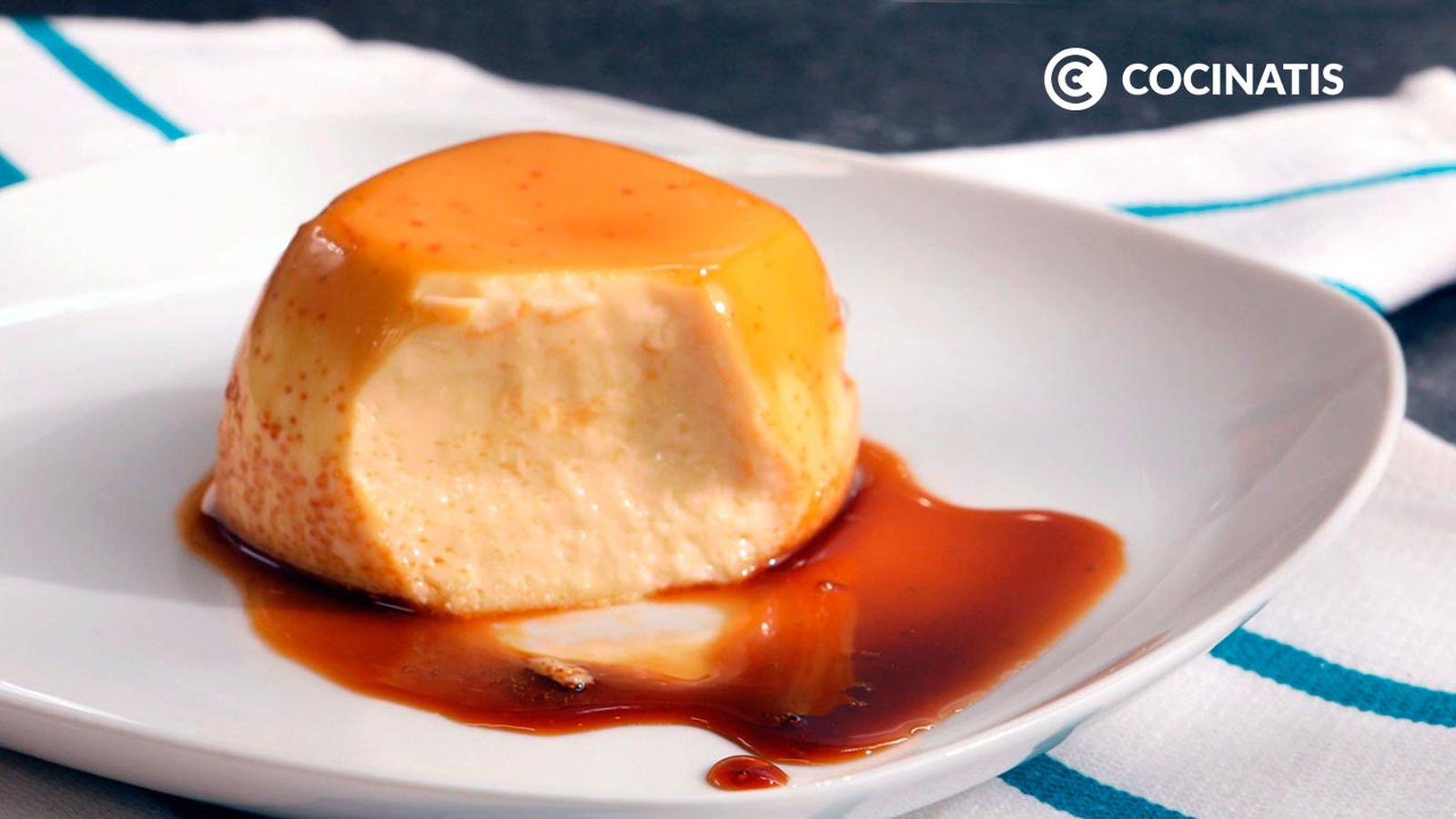 Flan de huevo en el microondas