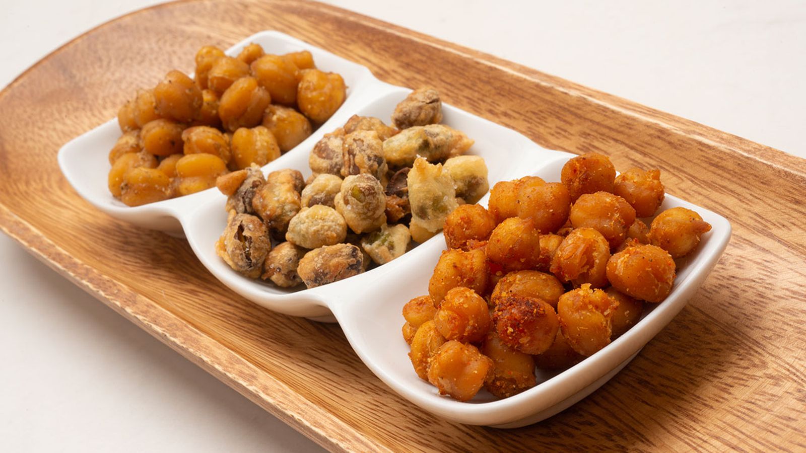 aperitivos salados garbanzos tostados pistachos en tempura xl