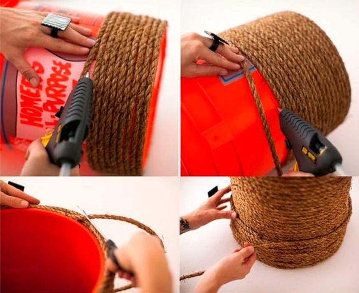 rascador casero carton gatos paso 2