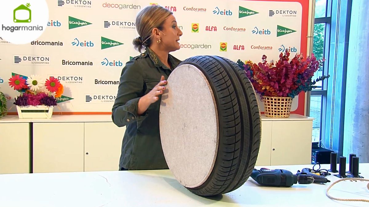 feria hogarmania manualidades puff neumatico cuerda paso6