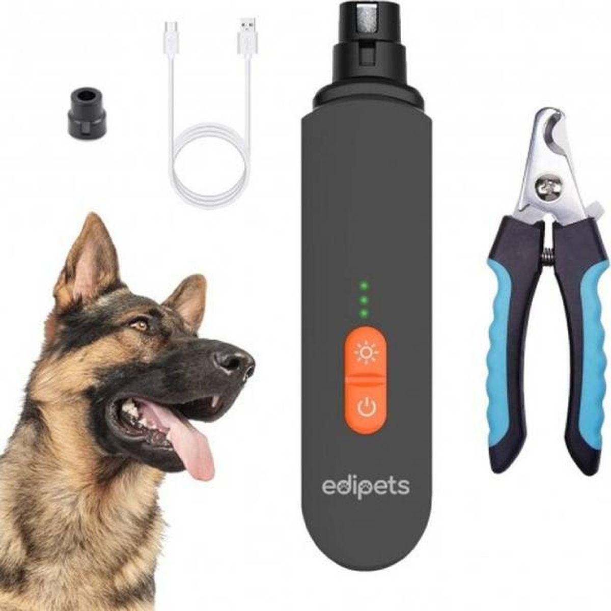 limadora de unas electrica recargable para perros y gatos de Edipets Tiendanimal