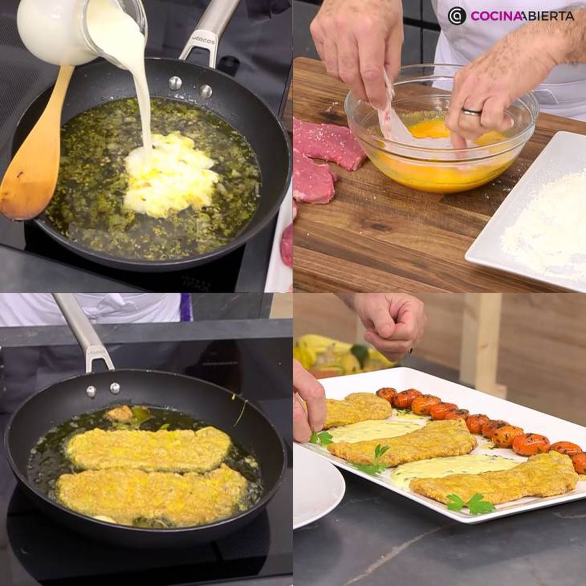 entrecot a la pimienta verde receta pasos