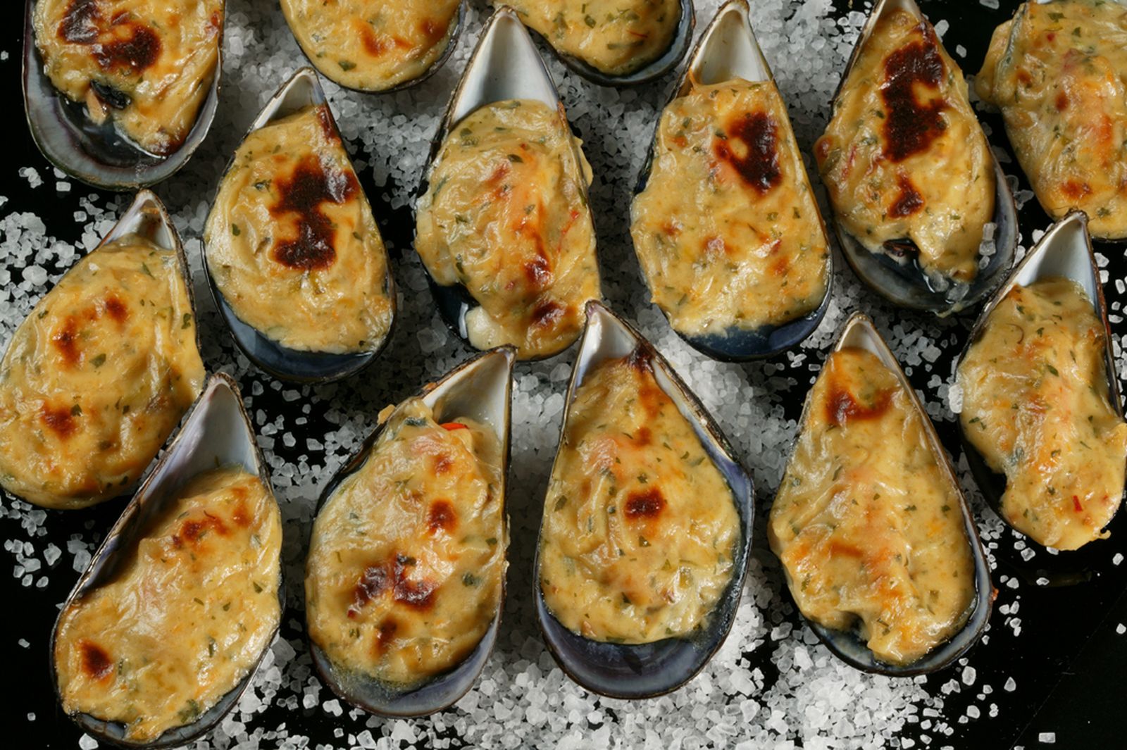 Mejillones gratinados