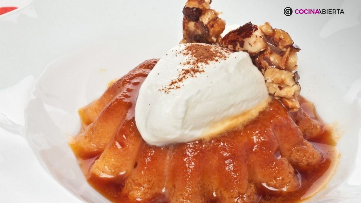 Aprende a preparar un flan de calabaza con la receta de Bruno Oteiza