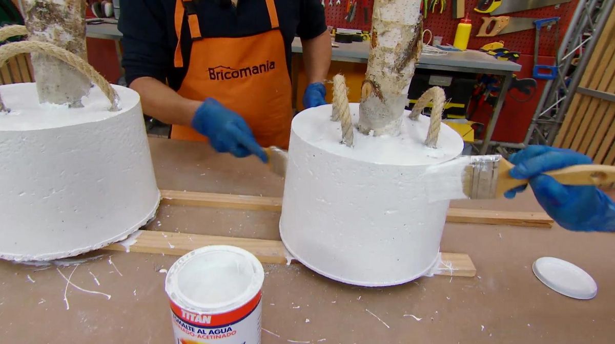 Soporte para guirnalda de luces paso 11