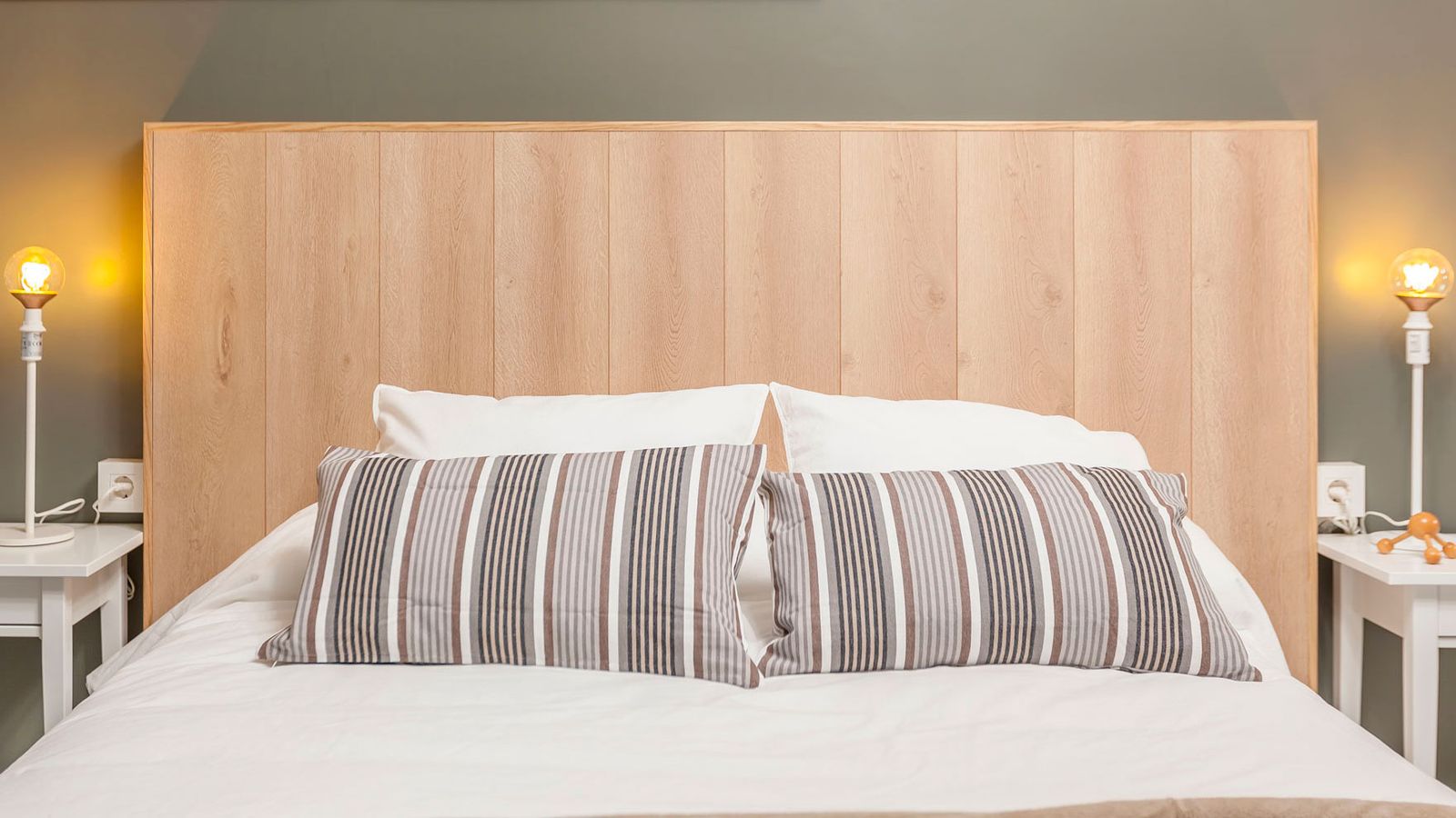 DEKO673 crear cabecero cama madera con lamas parque v