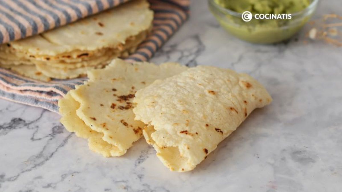 Tortillas de maíz caseras
