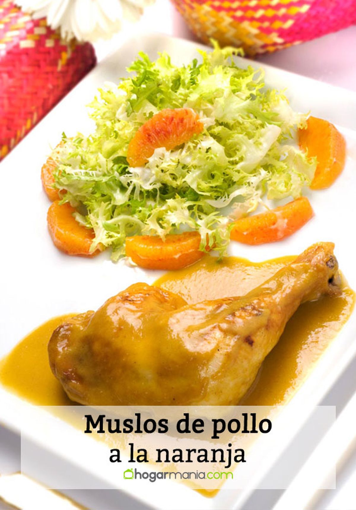 muslos de pollo a la naranja pin