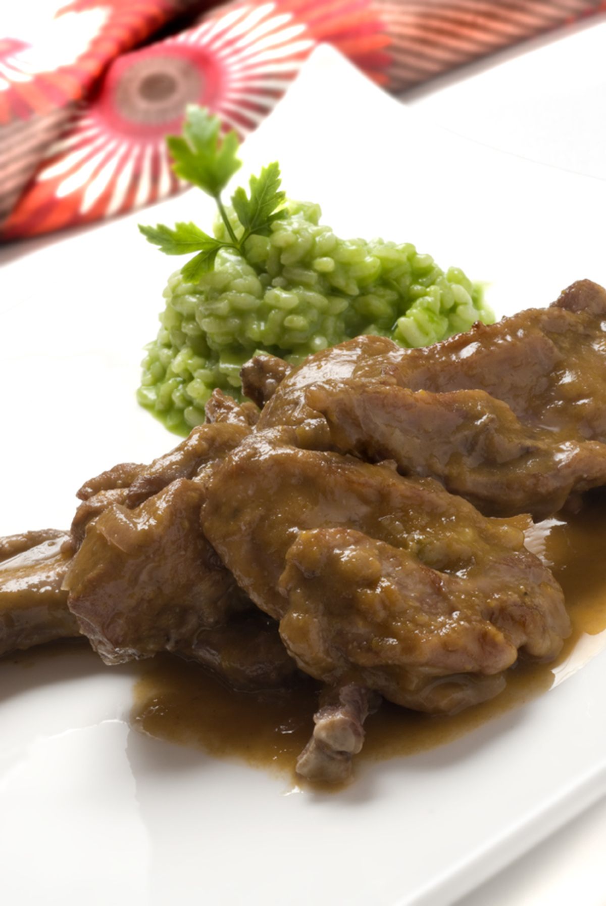 193   Conejo con arroz verde cremoso 4808.A