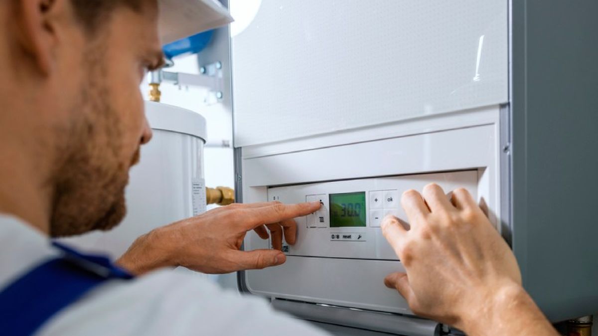 Programar el calentador de gas