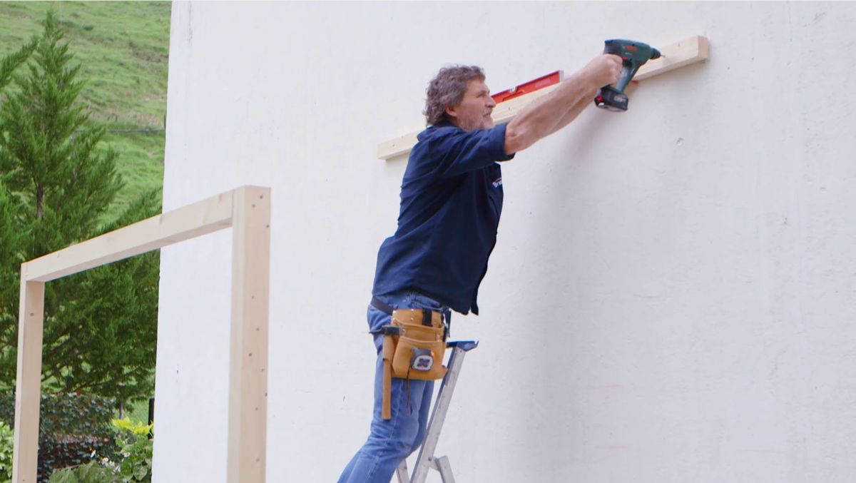 Cómo hacer una cubierta de exterior paso 7