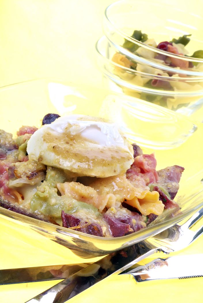ENSALADA DE MOLLEJAS Y PASTA