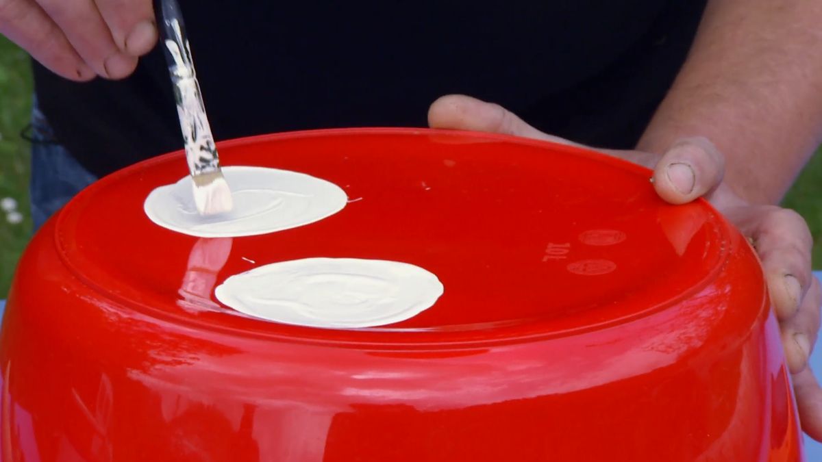 Setas decorativas para el jardín paso 1