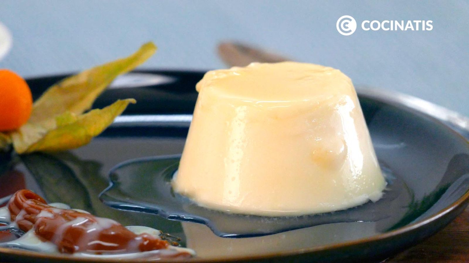 Receta de flan de queso sin horno