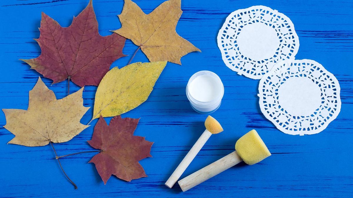 pintar mandalas hojas secas paso 1