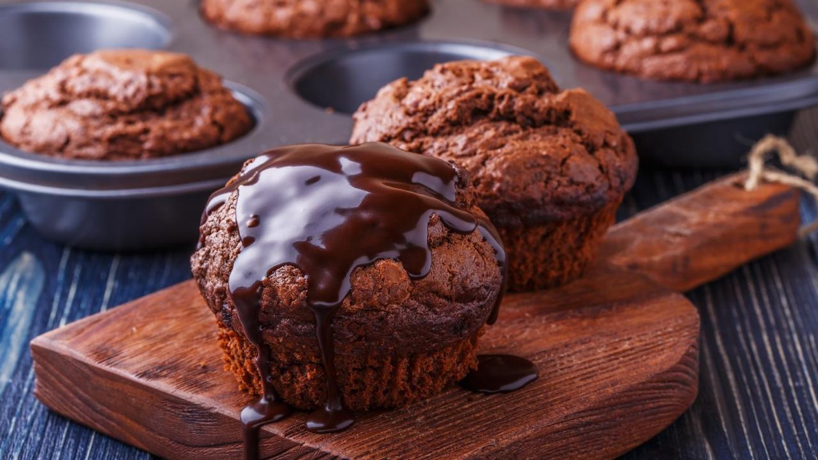 muffins chocolate salsa
