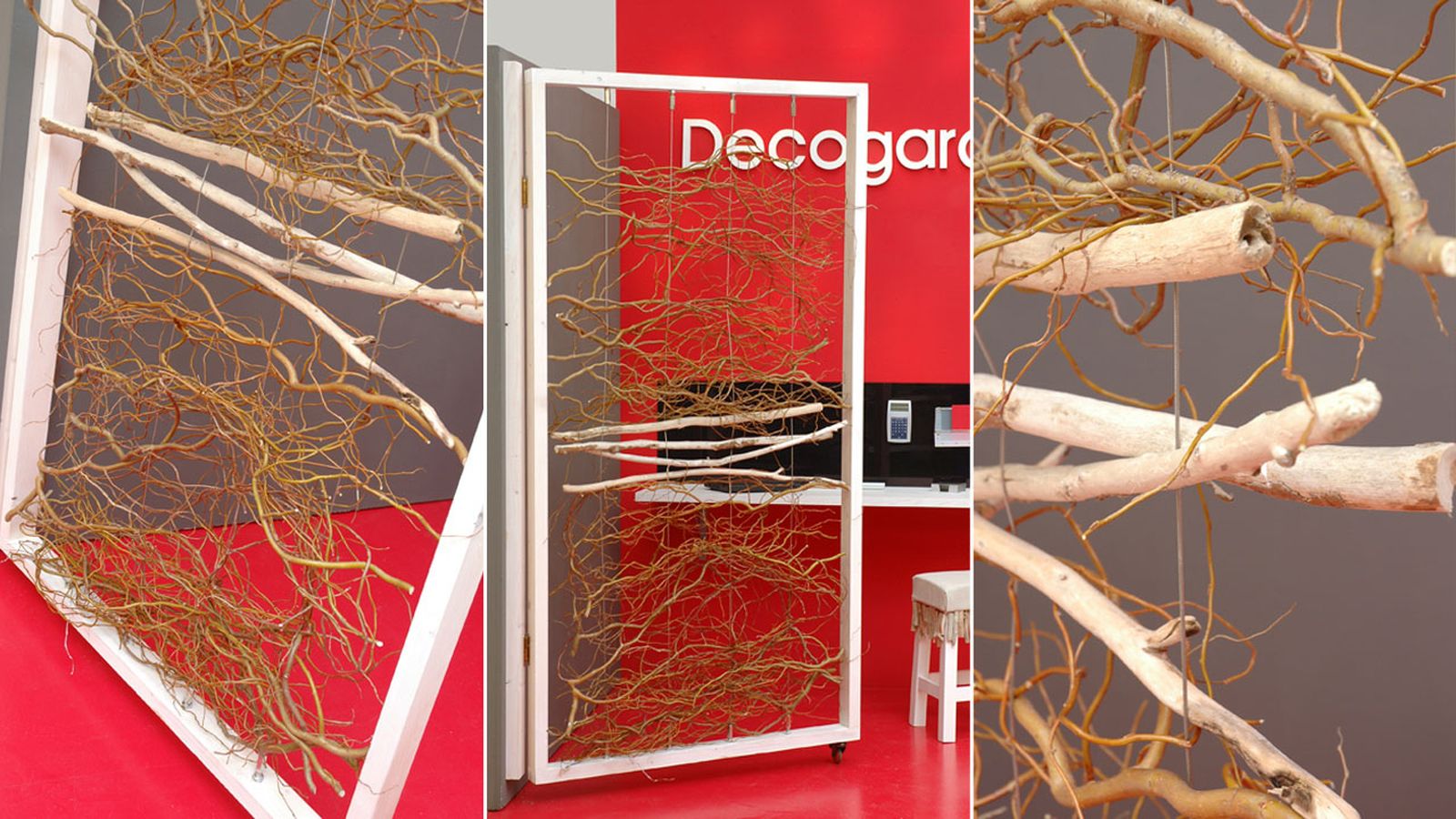 Cómo hacer un separador de ambientes con ramas