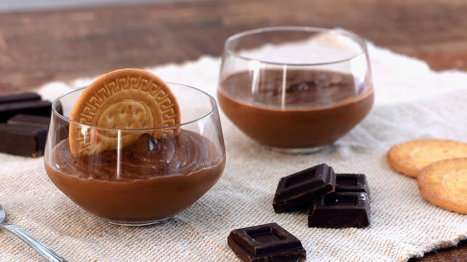 Receta de natillas de chocolate