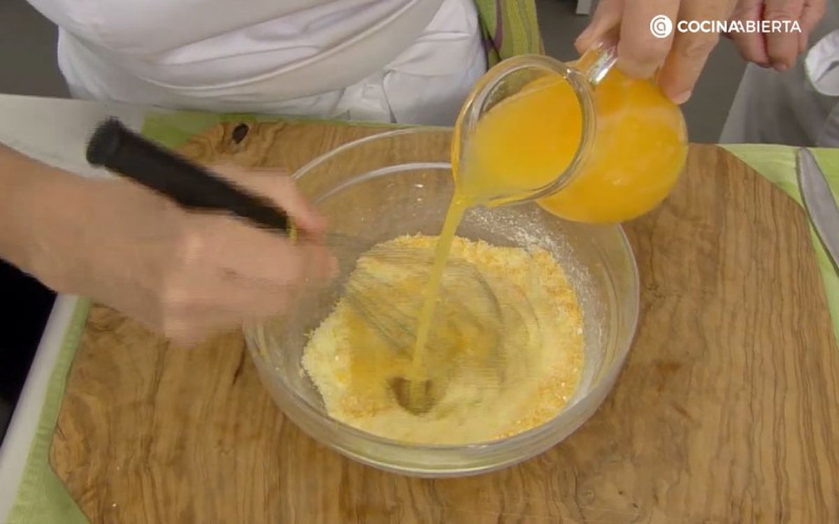 Crema de naranja - paso 2