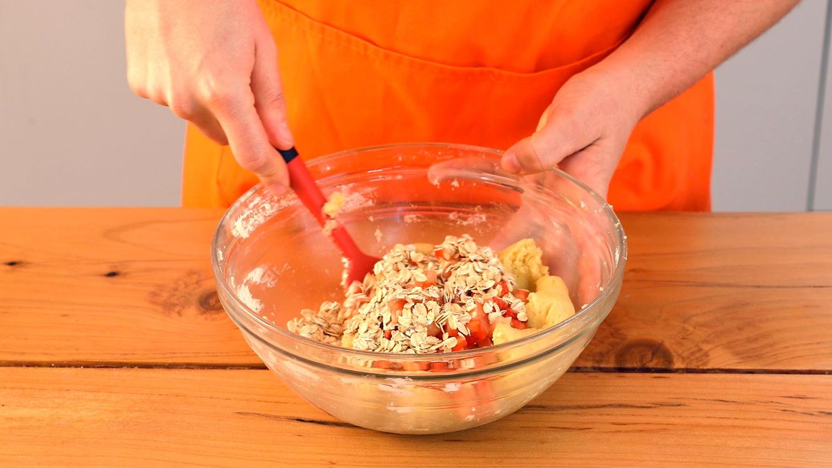 Receta de galletas de fresa   paso 4