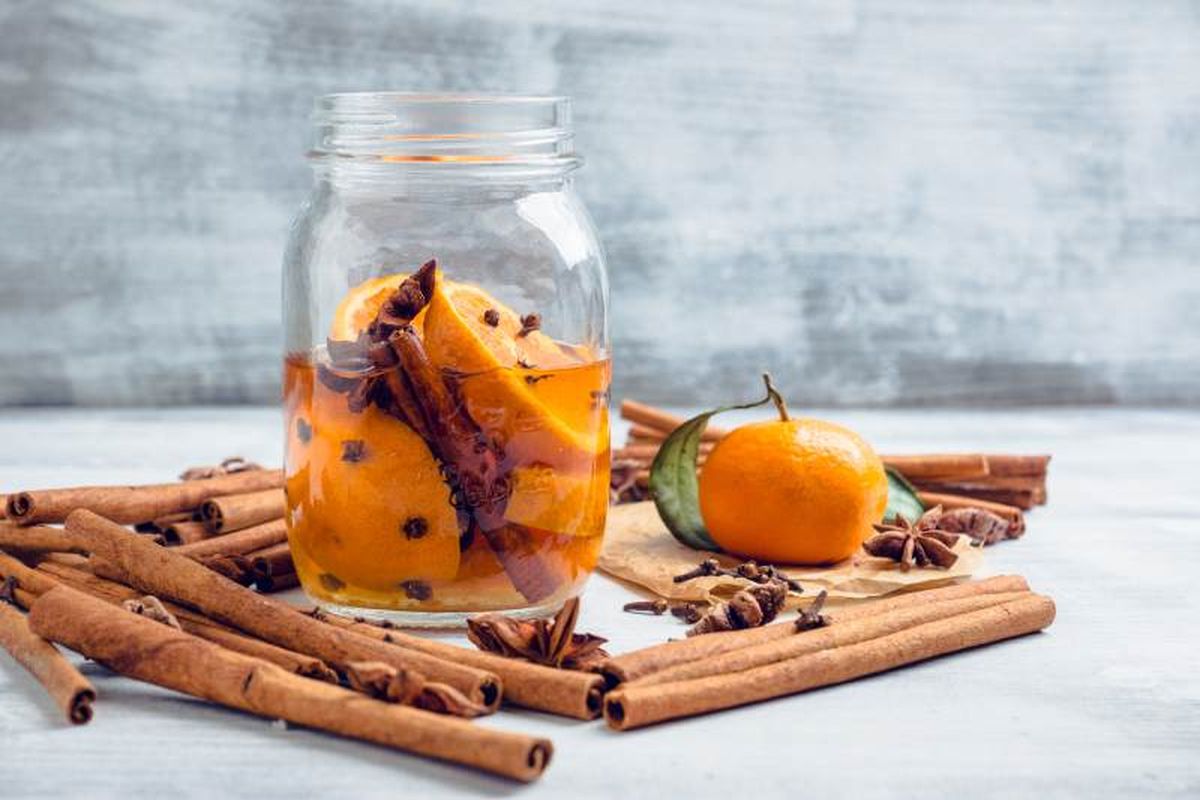 Ambientador con cítricos para Navidad