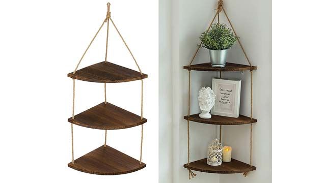 estanteria esquinera de pared amazon