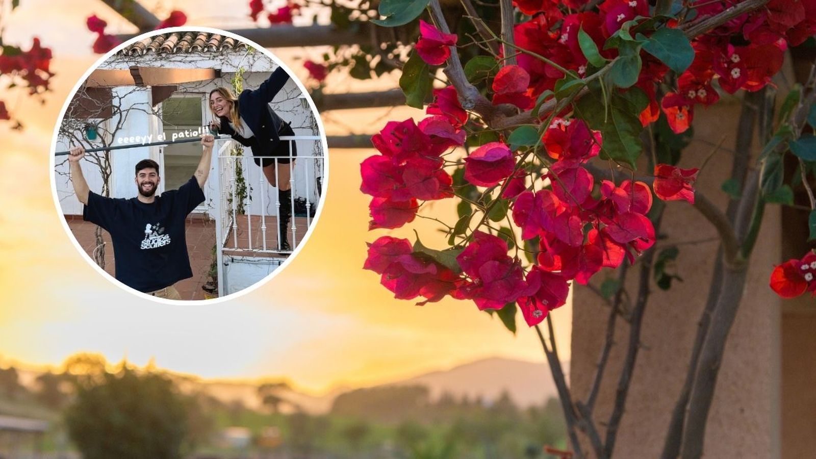 La terraza principal de Natalia Palacios y Carlos García tiene mucho potencial.