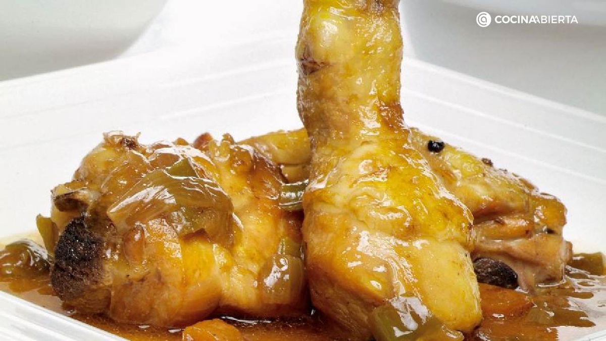 La cerveza negra le da un toque especial al pollo