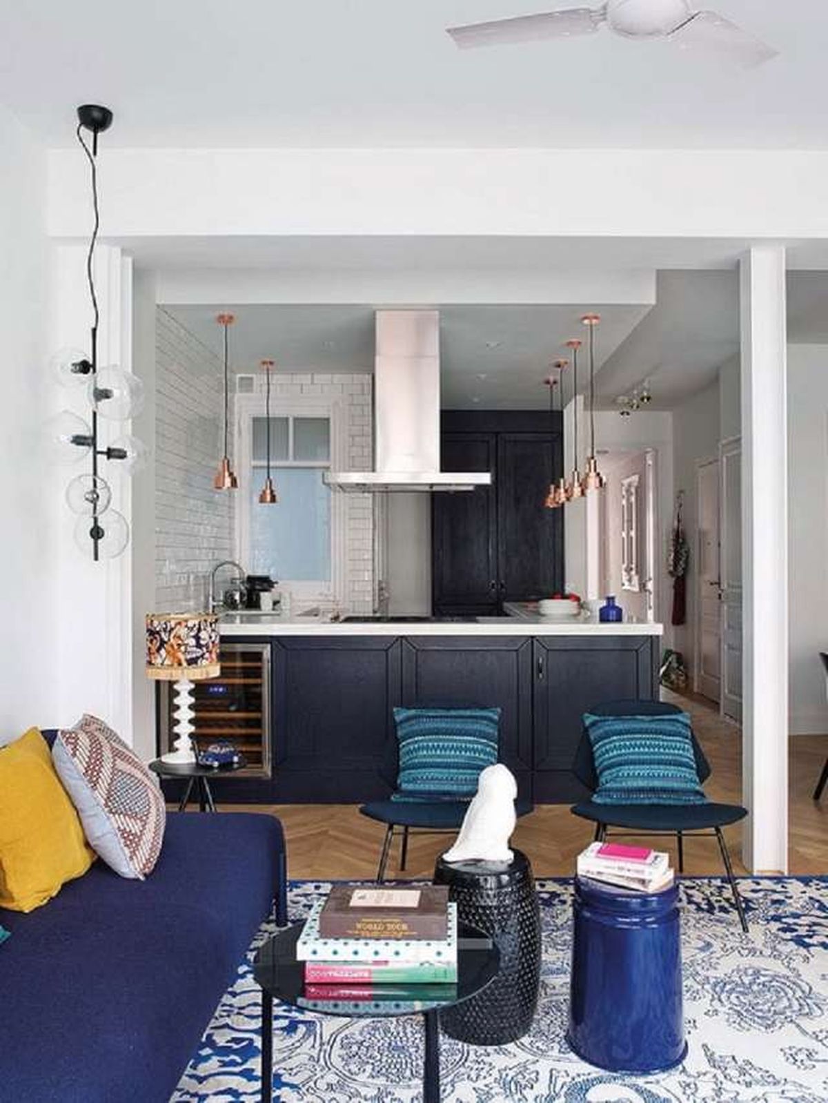 Cocinas pequeñas abiertas al salón espacios luminosos, versátiles y multifuncionales 3