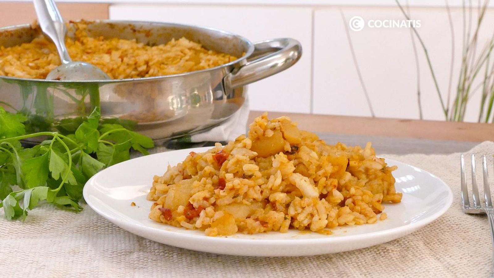 Receta de arroz con bacalao
