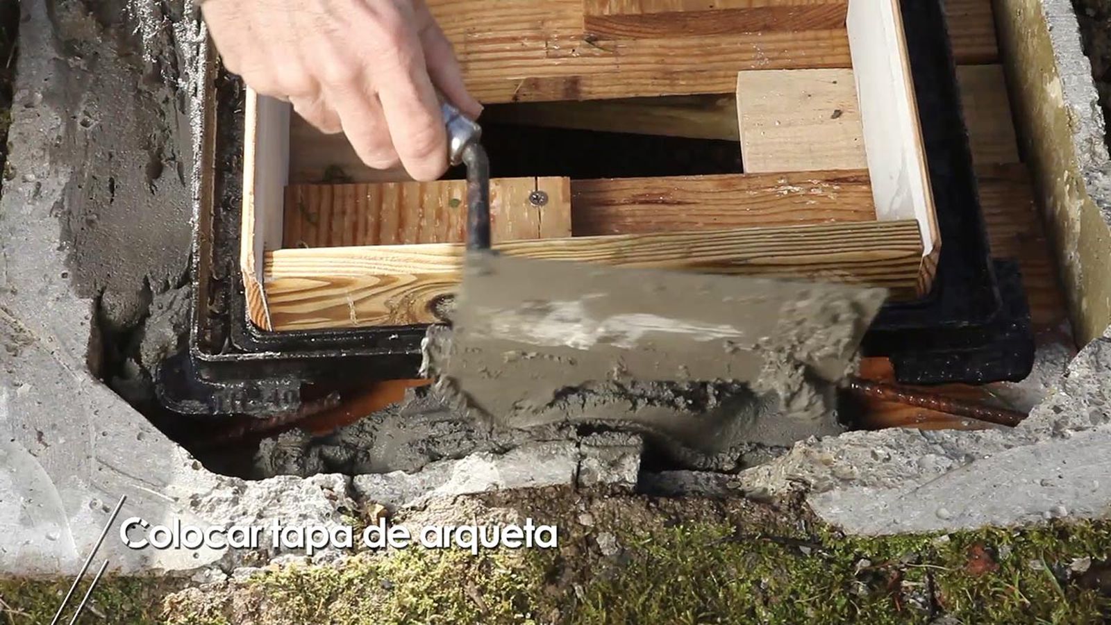 Como colocar una tapa de arqueta paso 5