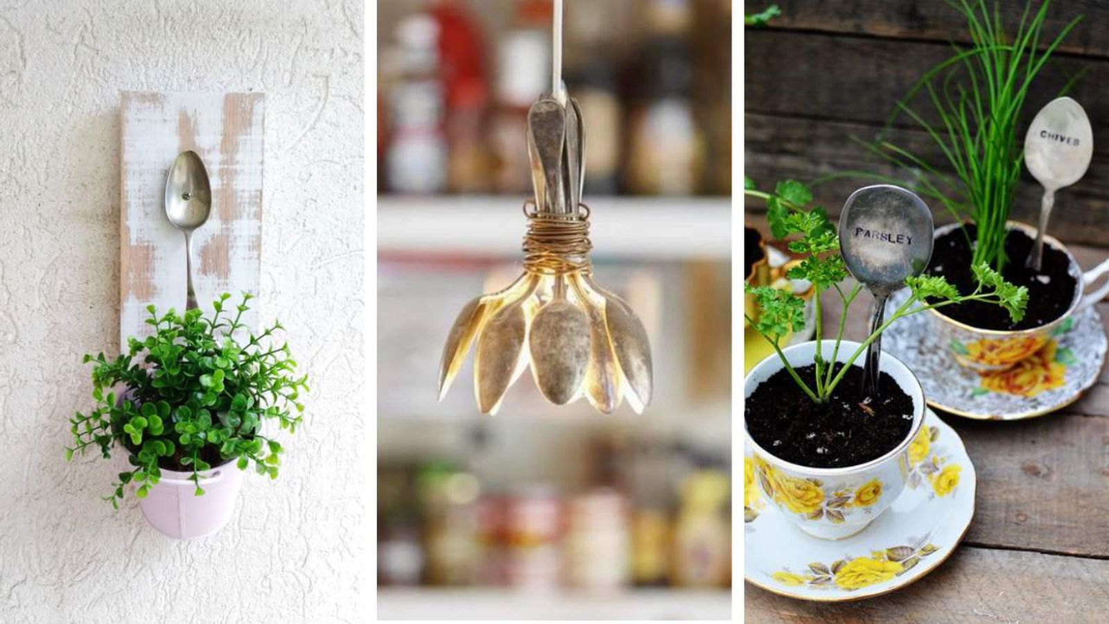 ideas para reutilizar cucharas viejas