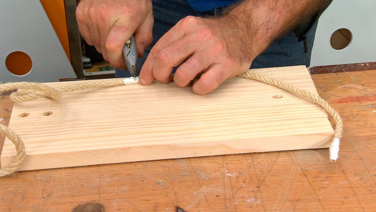 Árbol de Navidad de madera desmontable paso 8