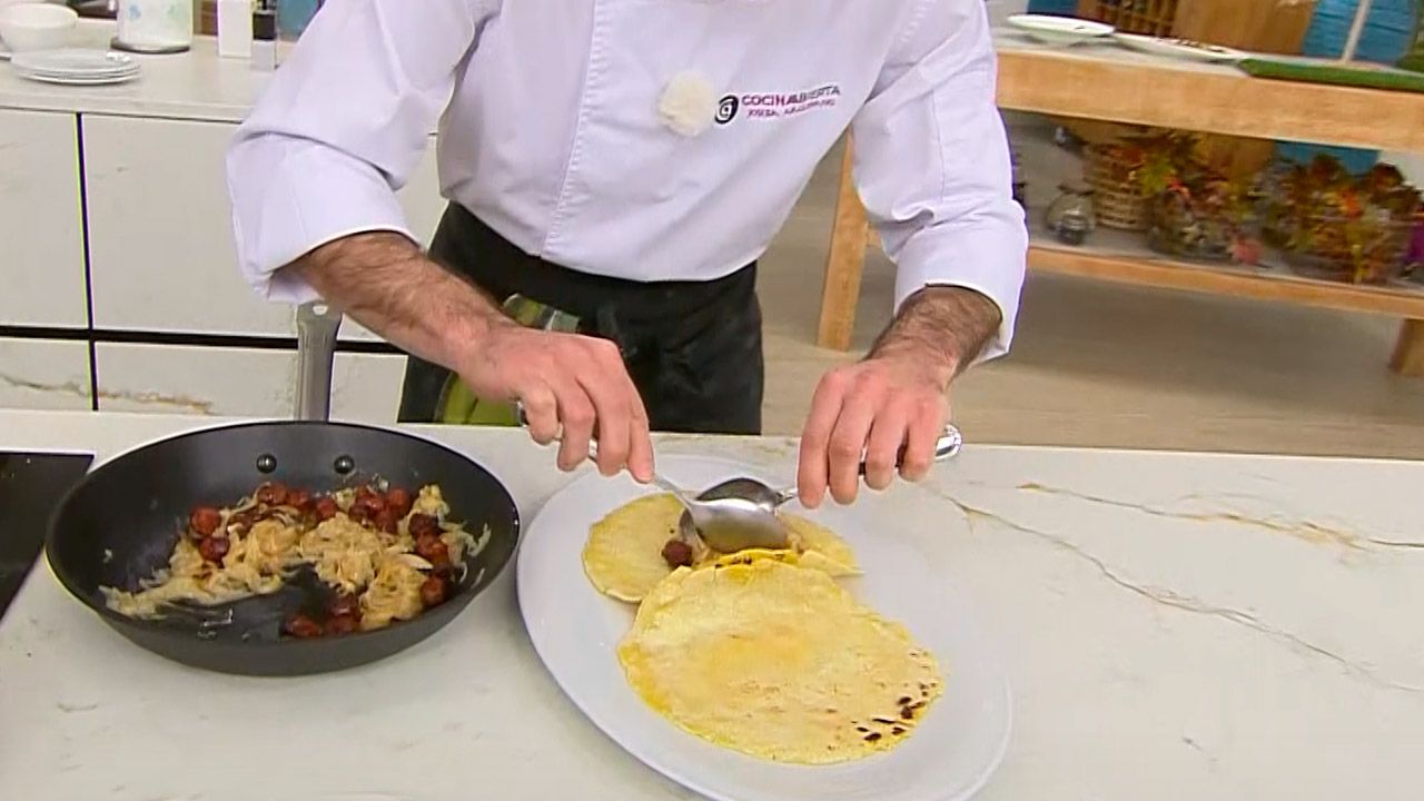 karl6656 receta talo con txistorra paso5