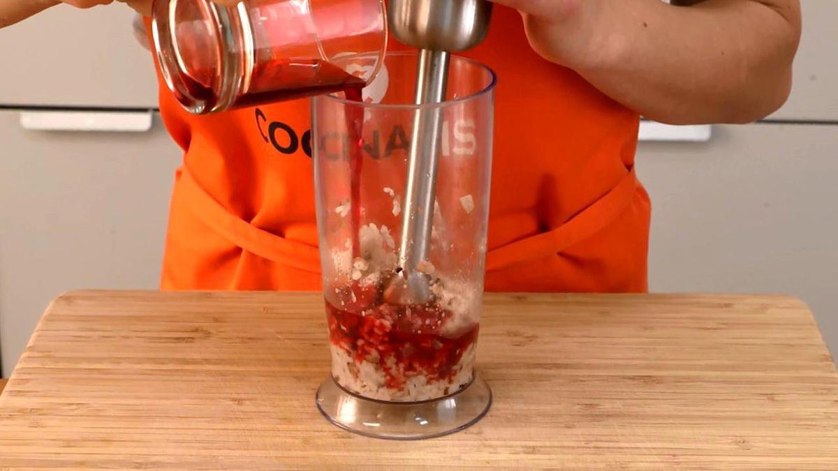 Receta de salchichas de arroz y garbanzos  paso 2