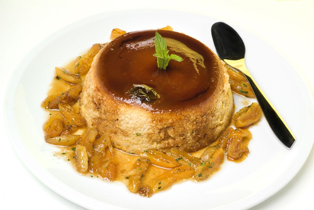 0074 FLAN DE BONIATO CON FRUTOS SECOS