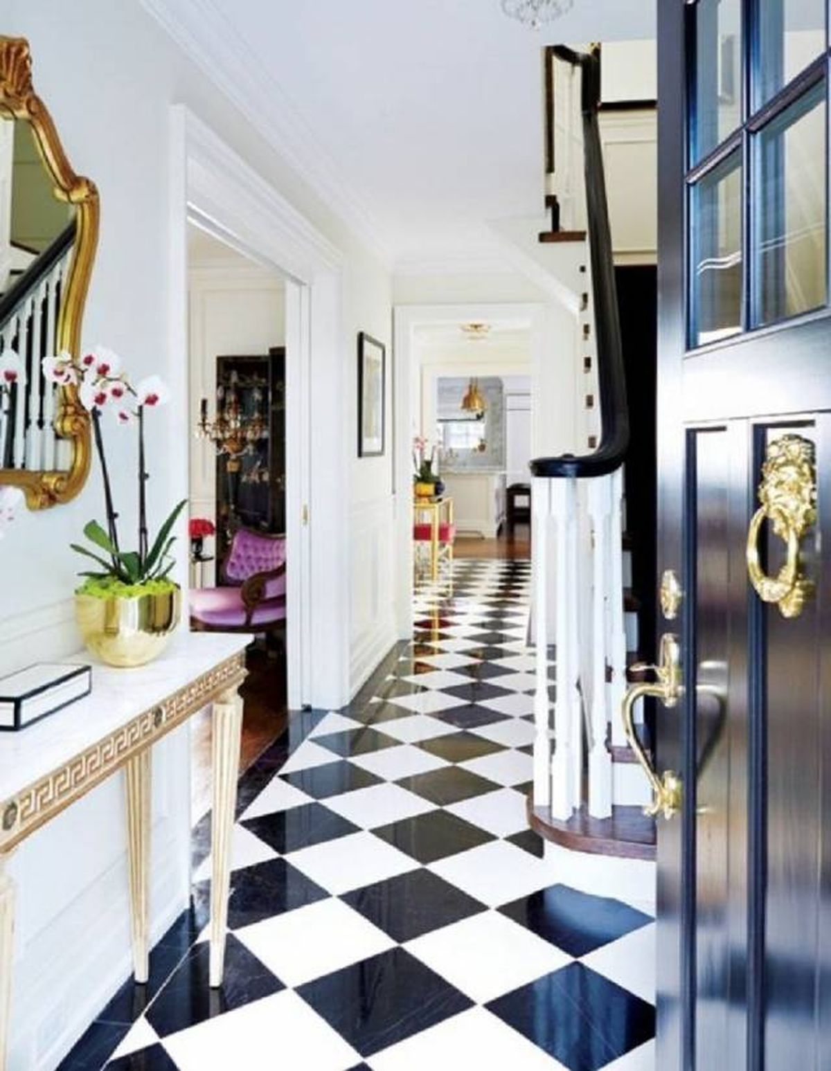 Suelo damero un clásico que vuelve a ser tendencia decorativa 4