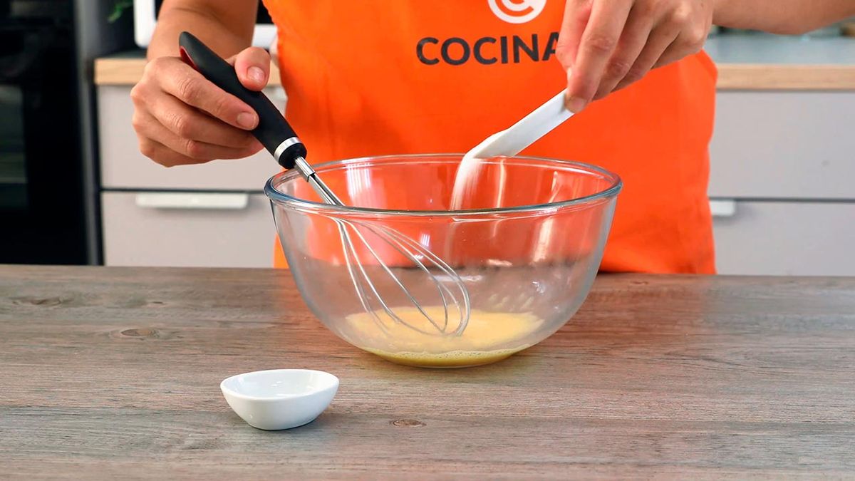 Receta de crepes de jamón y queso   paso 1