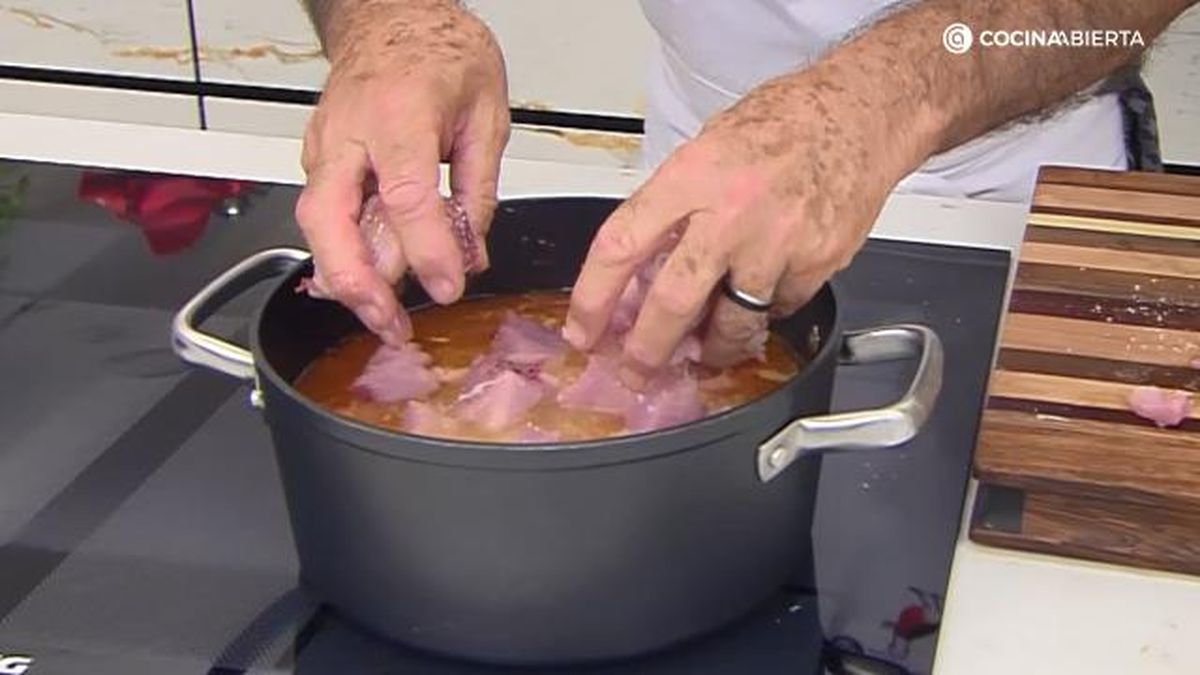 marmitako bonito guindillas paso 4