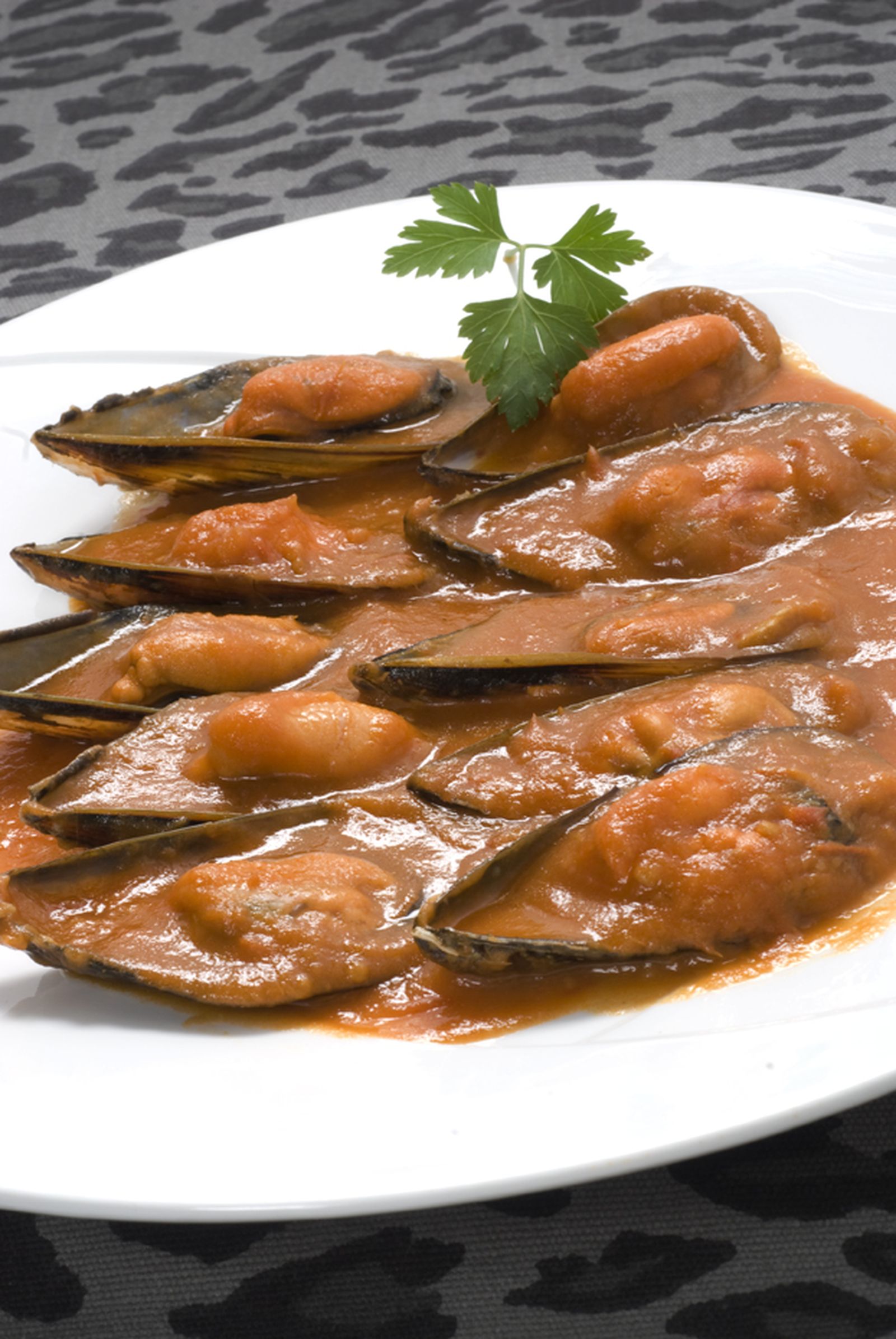 Mejillones en salsa picante