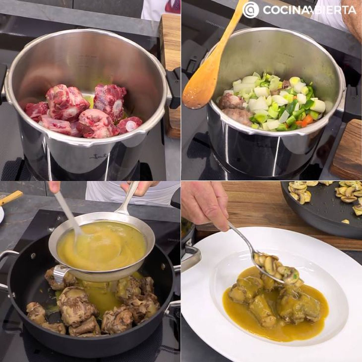 rabo de ternera a la sidra receta pasos