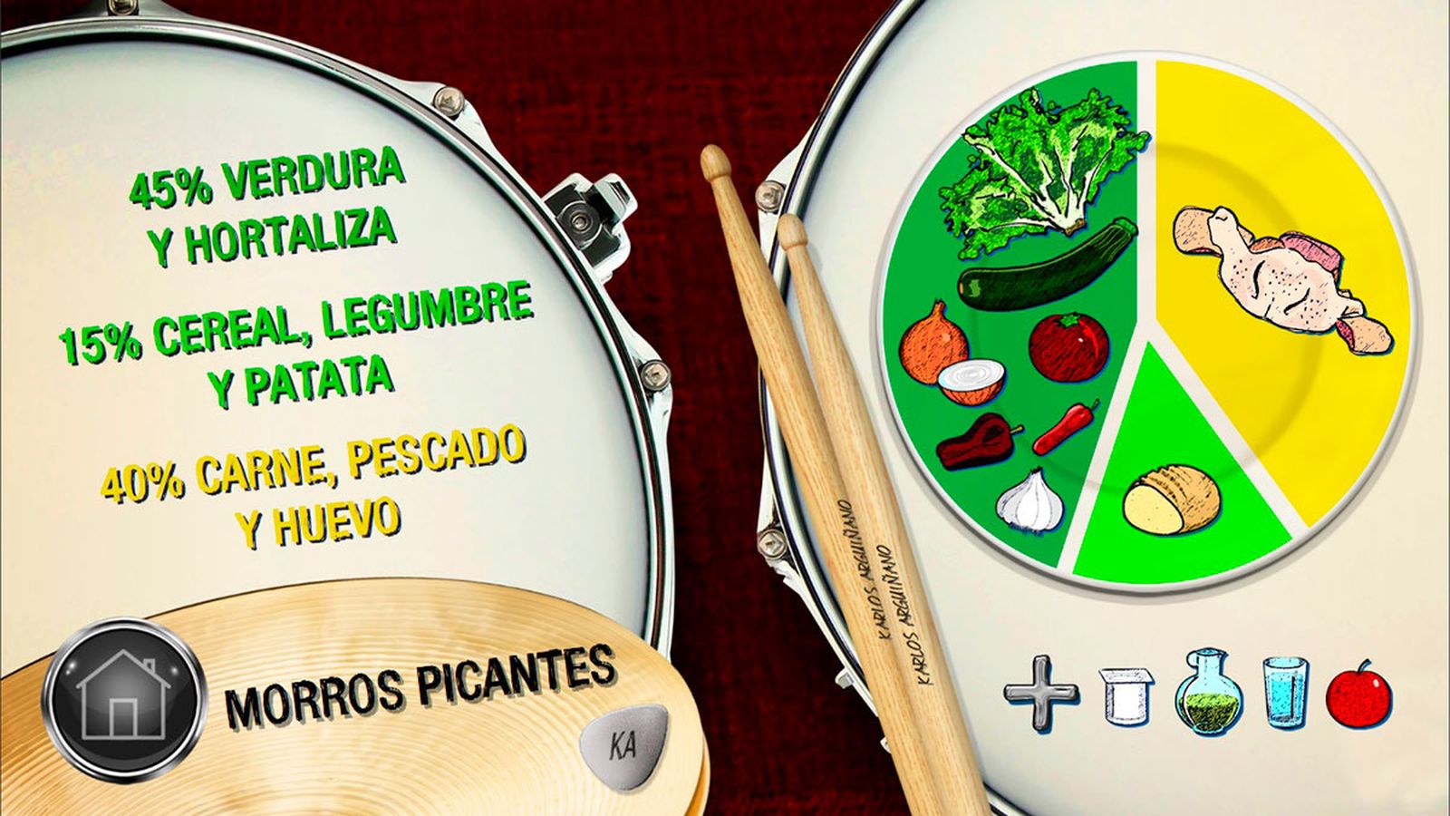 morros picantes plato