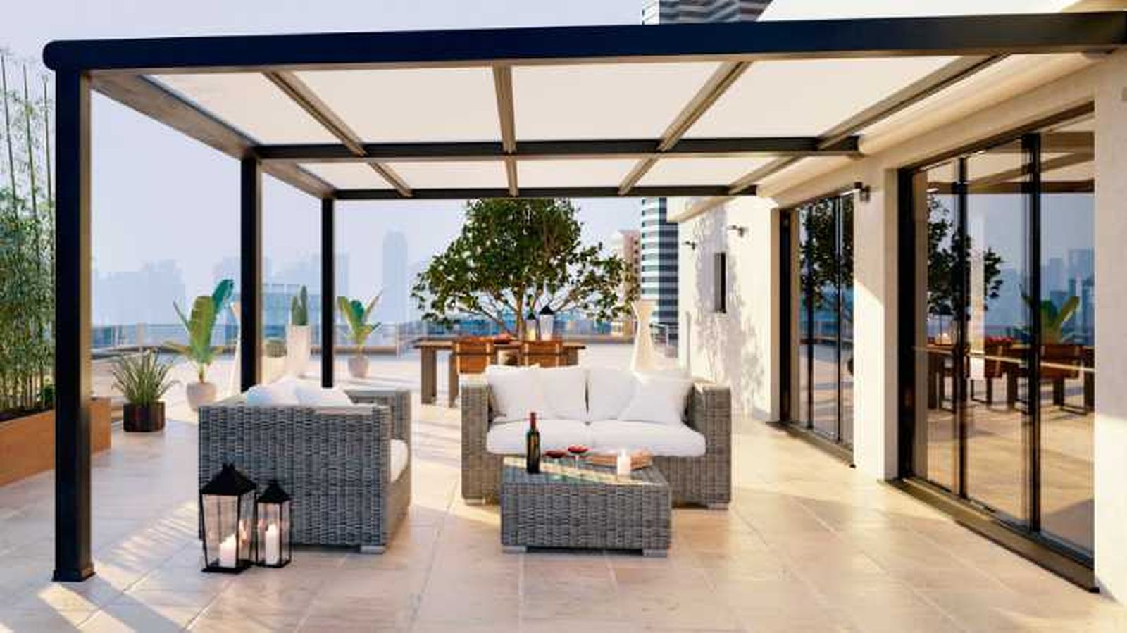 ideas para techar patio interior 2