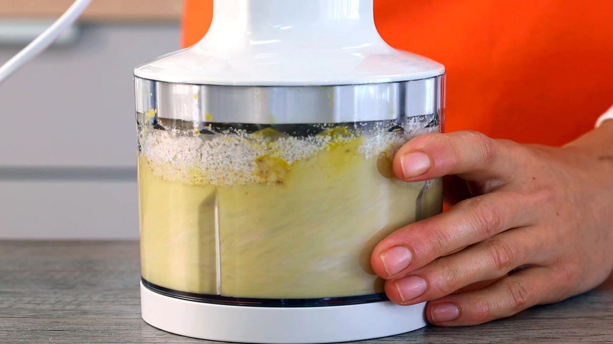 Receta de tortitas de avena y plátano   paso 3