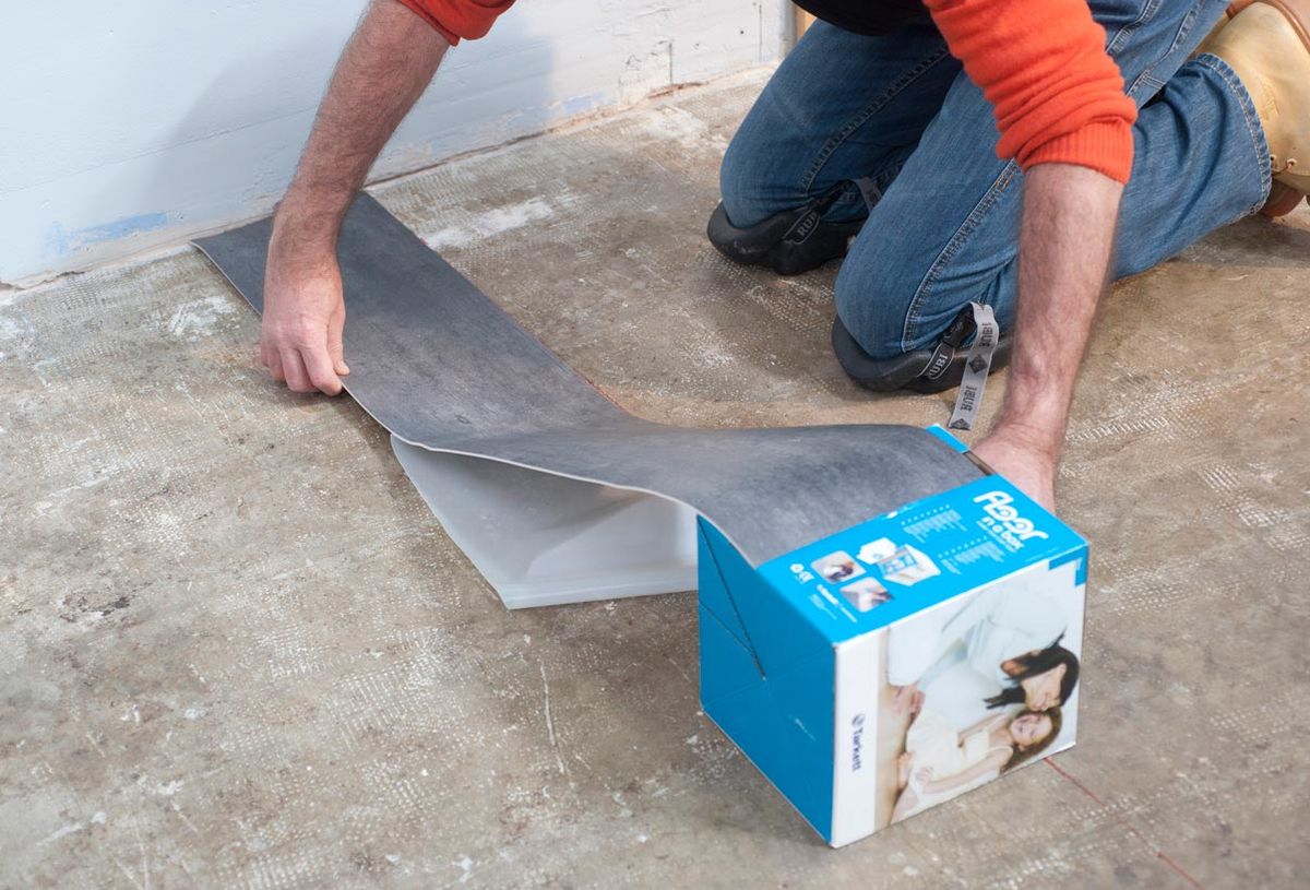 Como colocar suelo vinilico paso 2