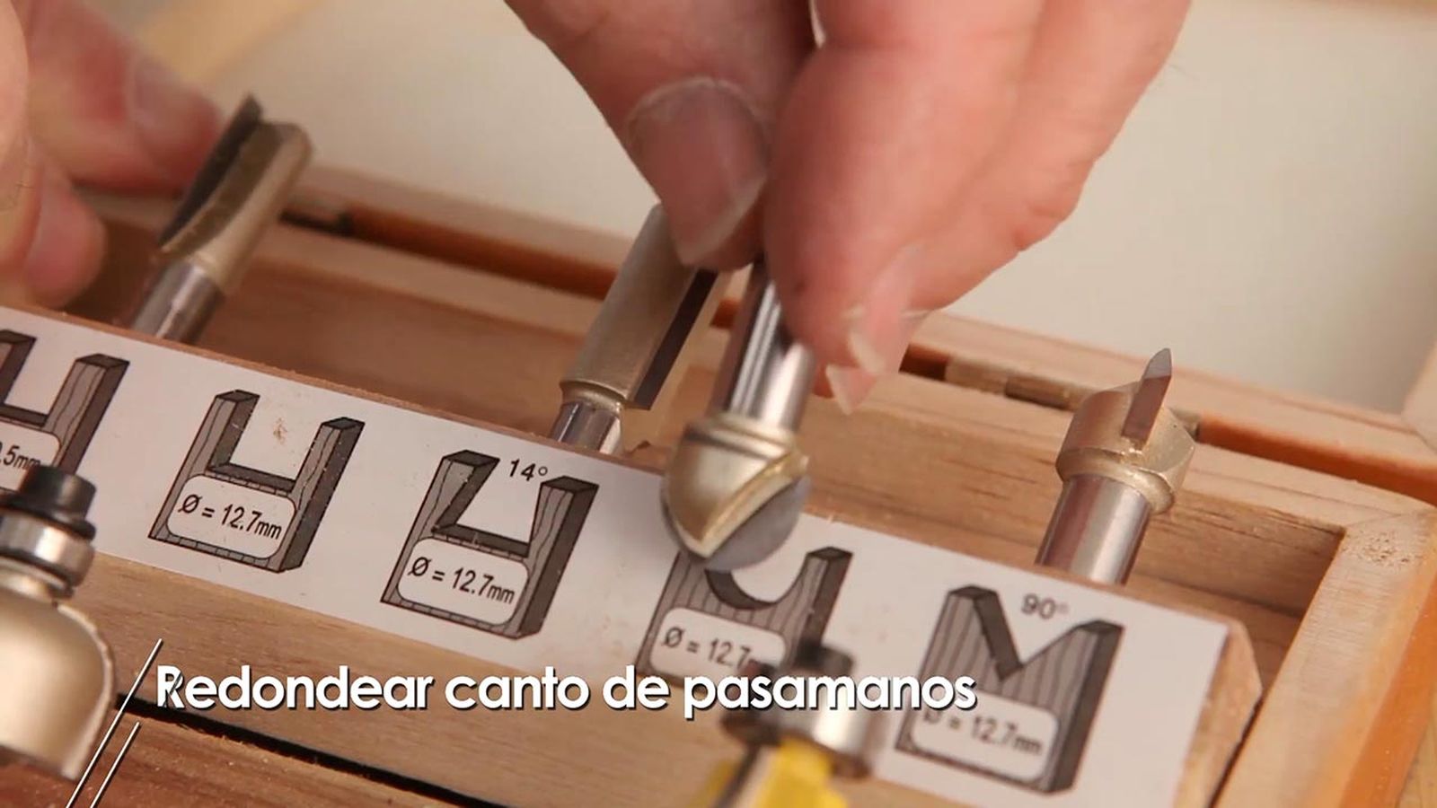 Como redondear el canto de un pasamanos paso 4
