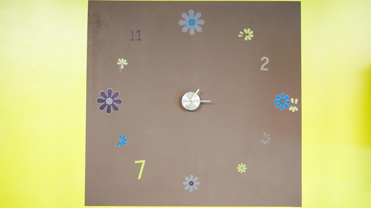 Reloj adhesivo para pared paso 7